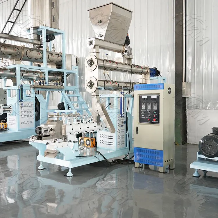 Equipamento de pellets extrudados com alimentação de peixe