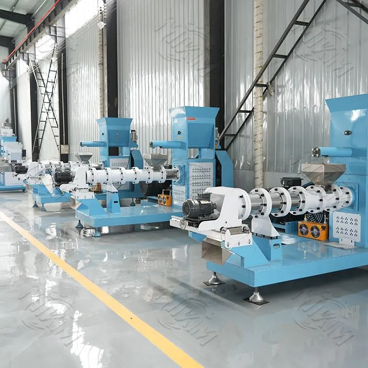 Máquina de produção automática de pellets de alimentação de peixe