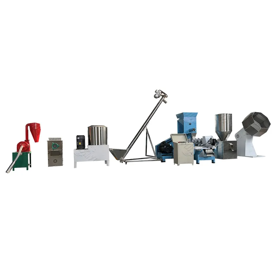 Linha de produção de alimentação aquática inteligente