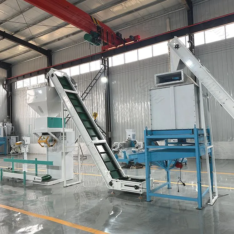 Linha de produção de alimentação moderna