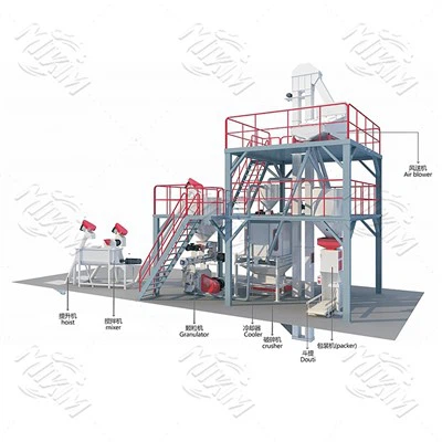 1-2 T\/H Poultry Animal Feed Line